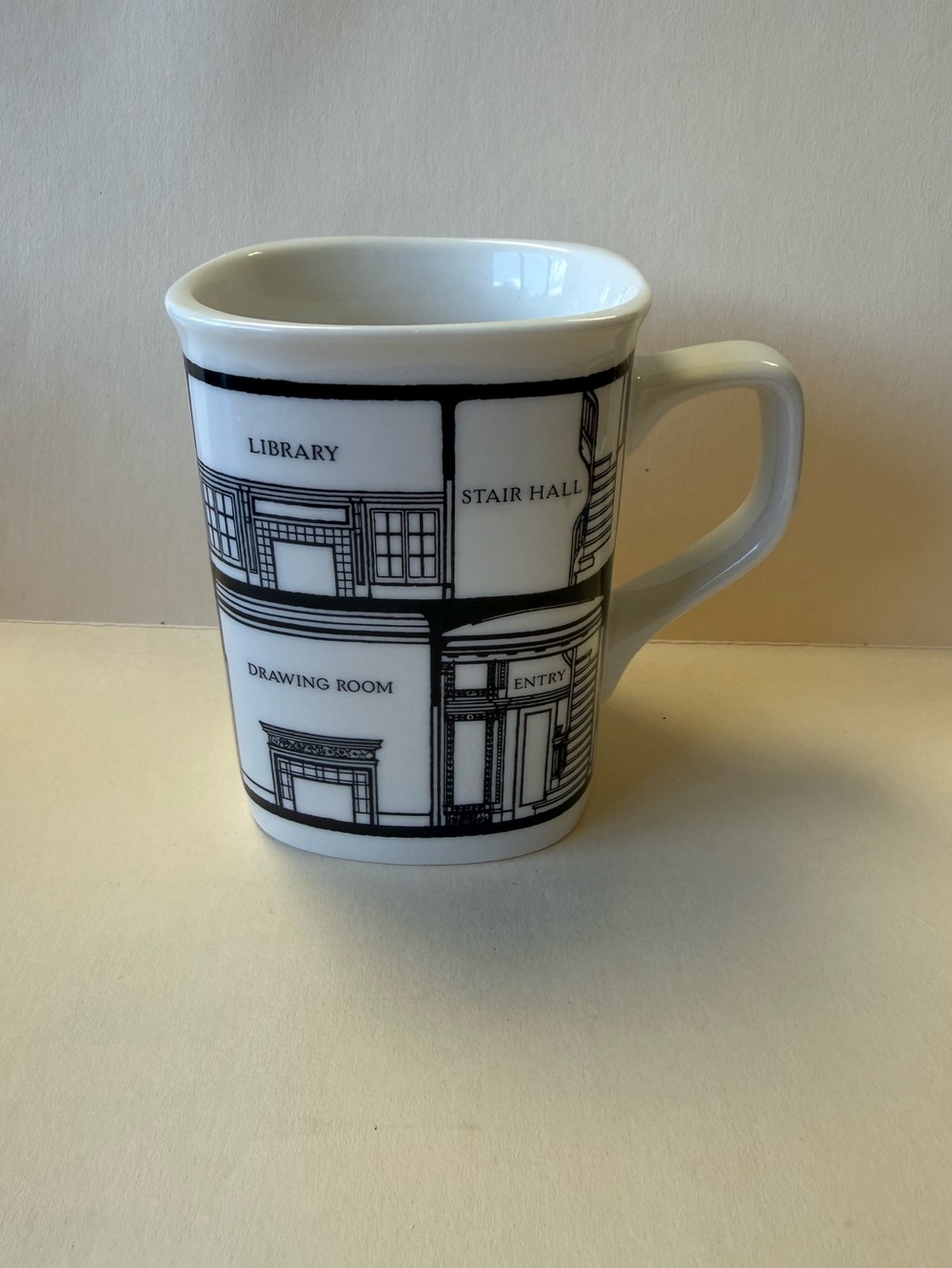 Fishs Eddy Limited Edition Architectural Floor Plan Coffee Tea Mug